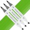 Artfinity Sketch Marker Sets - Set of 3 - Leaf Green G1-6, Vibrant, Professional, Dye-Based Alcohol Markers for Artists, Drawing, Travel, & More
